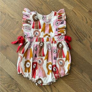 Pink Chicken Baby Girl Bubble